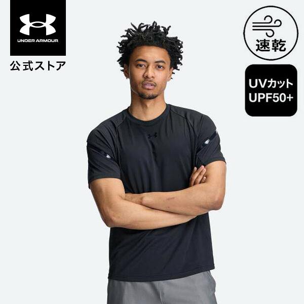 【30％OFF】公式 アンダーアーマー UNDER ARMOUR UA UAアーマードライ ショートスリーブ Tシャツ（トレーニング／MEN） 6014261 ブラック