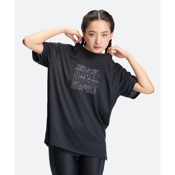 公式 アンダーアーマー UNDER ARMOUR  UAテック オーバーサイズド グラフィック ショートスリーブ Tシャツ 6016797