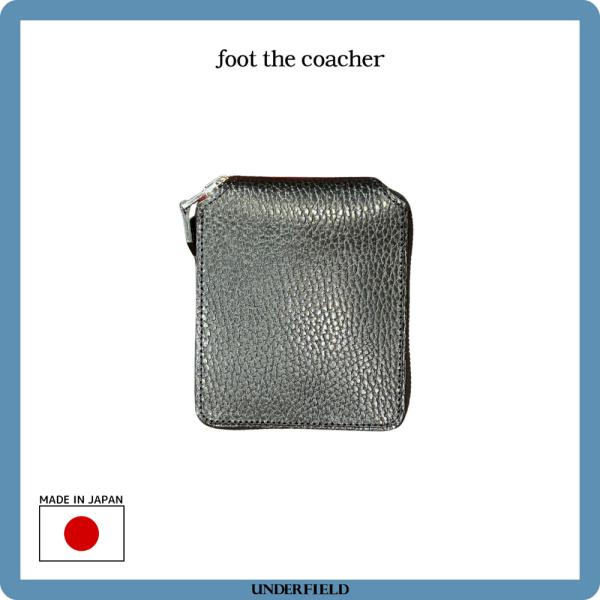 foot the coacher（フットザコーチャー） SQUARE ZIP WALLET-BLACK