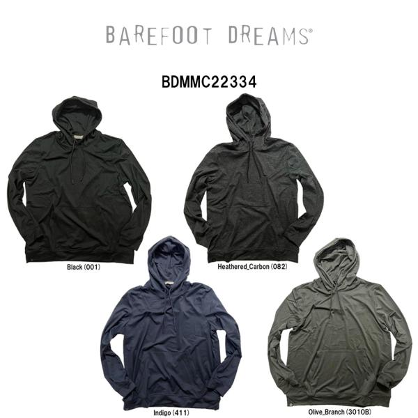(SALE)BAREFOOT DREAMS(ベアフット ドリームズ)フーディー パーカー プルオーバー マリブコレクション バターシック ポケット ルームウェア メンズ BDMMC22334