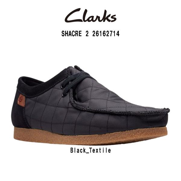 CLARKS(クラークス)シェイカー モカシン シューズ スタンダード テキスタイル ブラック カジ...