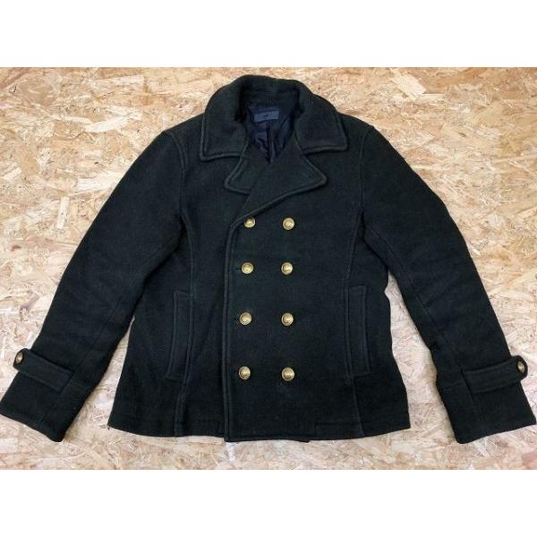 Hare ハレ Mサイズ メンズ ピーコート Pコート ジャケット ストライプ柄裏地 無地 長袖 アウター ベーシックカジュアル カーキ系 Al Undo Rowa ヤフー店 通販 Yahoo ショッピング