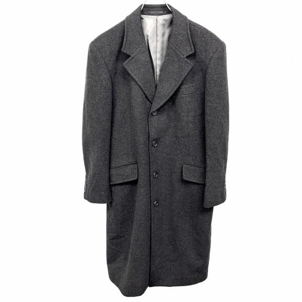 L3 AGNONA コート 肩パッド入り ウール 冬 厚手 Pコート 黒 L3 AGNONA コート 肩パッド入り ウール 冬 厚手 Pコート 黒