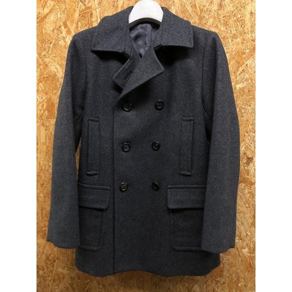 近年発売　美品　大きいサイズ　ギャバジンK T キヨコタカセ　ミドル丈ピーコート undo-rowa_bl02130