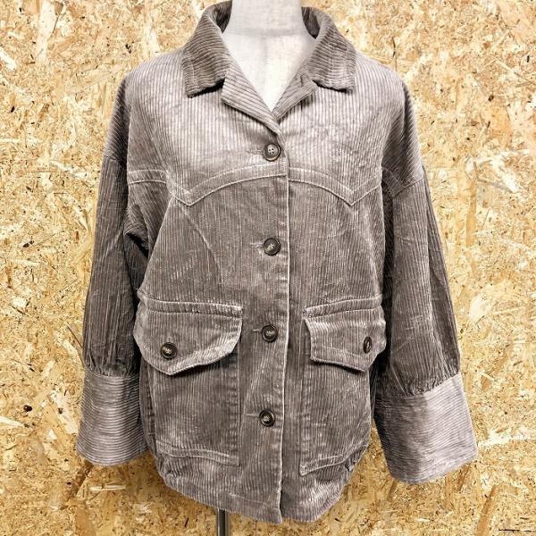w closet（ダブルクローゼット） コーデュロイジャケット 裏地付き