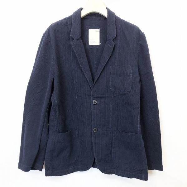 希少 古着 90s GAP シアサッカー テーラード ジャケット undo-rowa_bl03198