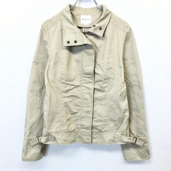 ジャケット　ミッシェルクラン　グリーン MK MICHEL KLEIN ミッシェルクラン ジップアップ ジャケット