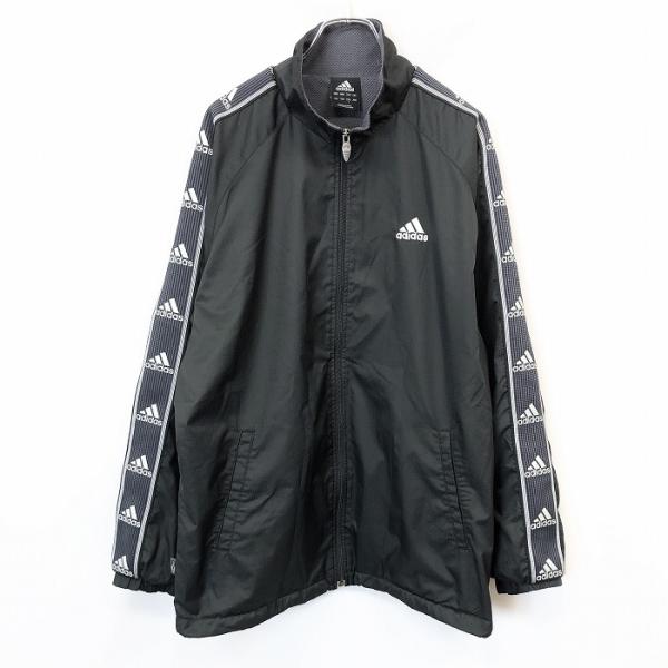 adidas アディダス ジップアップ ブルゾン ジャケット メッシュ裏地 肩