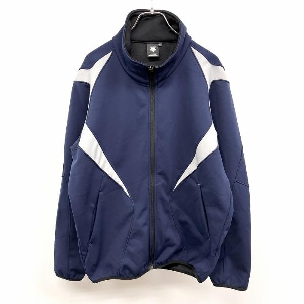 デサント ネイビー 中綿ジャケット DESCENTE デサント L メンズ 男性 ジップアップ ジャケット ブルゾン
