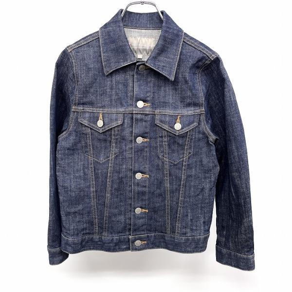 V256/美品 21FW UNITED ARROWS デニムブラウス フリル 青 - メルカリ