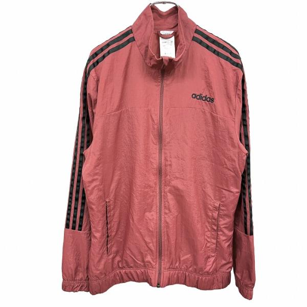 アディダス ジップアップジャケット 赤/黒 adidas 赤黒 ジップアップシャツ J150値下げ - メルカリ