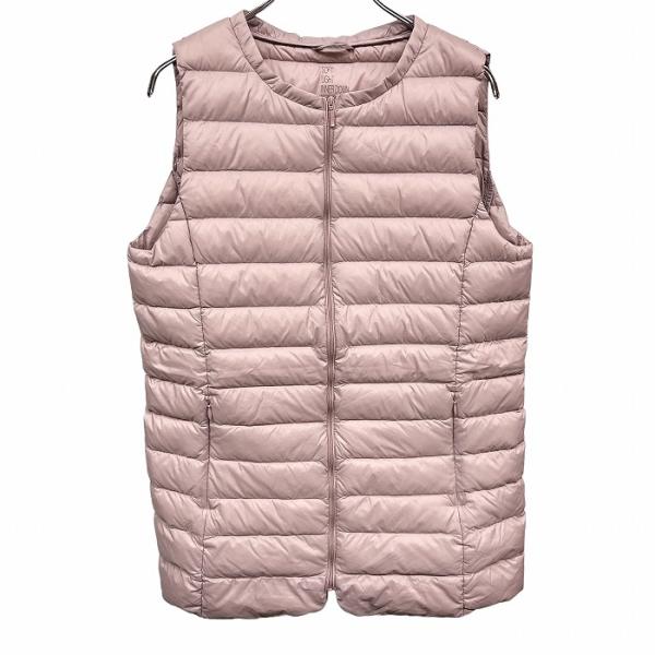 ユニー(株) 軽量 ソフトライトインナーダウン ダウンベスト 無地