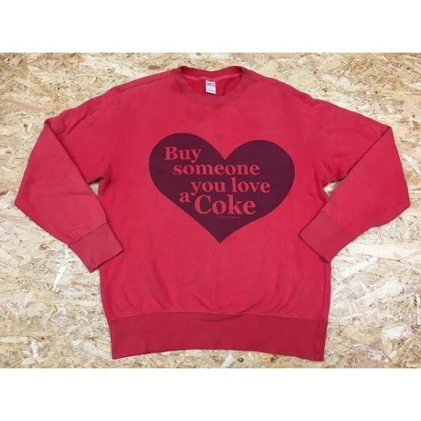 コラボ Uniqlo Coca Cola ユニクロ コカ コーラ M メンズ スウェット トレーナー 長袖 ハート Buy Someone You Love A Coke 赤 Cl Undo Rowa ヤフー店 通販 Yahoo ショッピング