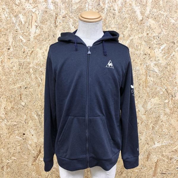 le coq sportif ルコックスポルティフ ジップパーカー ロゴ刺繍 le coq sportif ルコックスポルティフ ジップパーカー ロゴ刺繍