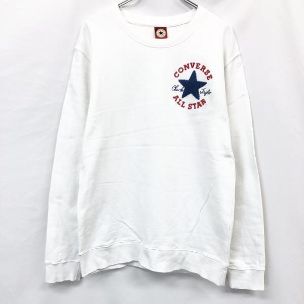 激安通販の Converse トレーナー ホワイト 白 L agapeeurope.org