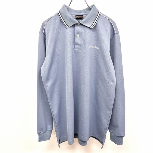 TaylorMade - 【新品】TaylorMade 長袖ポロシャツ　ネイビー TaylorMade テーラーメイド ゴルフウェア ポロシャツ 長袖