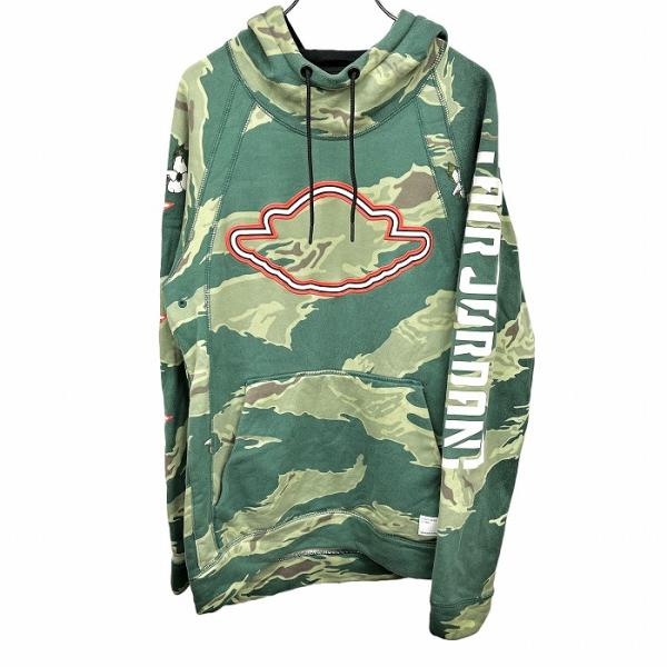 Jordan ジョーダン パーカー スウェット プルオーバー 裏毛 迷彩柄 花