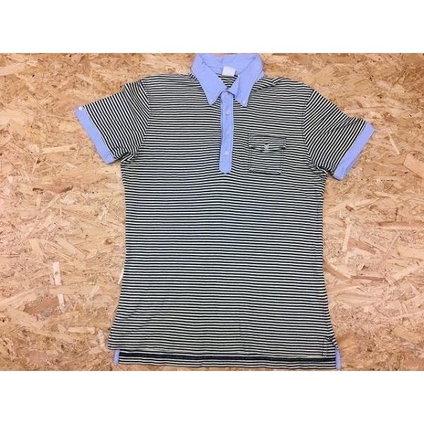 コラボ Uniqlo Michael Bastian ユニクロ マイケル バスティアン L メンズ ポロシャツ 半袖 ボーダー 袖にボタン 黄系 紺 Cs Undo Rowa ヤフー店 通販 Yahoo ショッピング