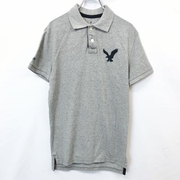 T T Y aCIRCOLO 1911 鹿の子 ポロシャツ XL グレー Champion チャンピオン ポロシャツ 半袖 鹿の子 ワンポイント