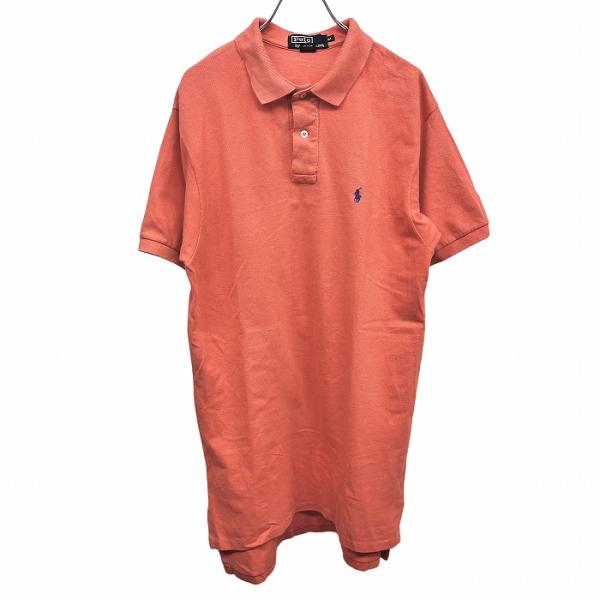 美品　POLO RALPHLAUREN ポロシャツ ロング　ワンピース 鹿の子 近年✨ ラルフローレン 鹿の子 ポロシャツ ロングワンピース ポニー QR