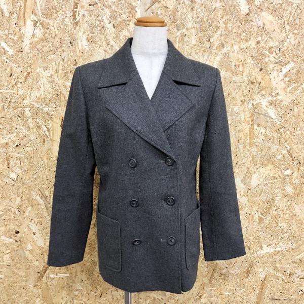 ソフネット　ウール　テーラードジャケット　裏地迷彩総柄　エルボーパッチ　M 日本製】 ZEPHIRIEN FEMME テーラードジャケット 裏地付き