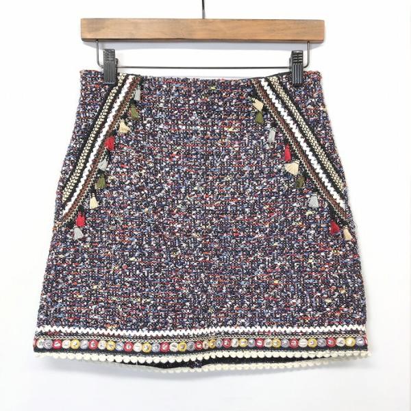 SALE/77%OFF】 ZARA ザラ 濃紺 キュロット ラップスカート ZARA ザラ 濃紺 キュロット ラップスカート