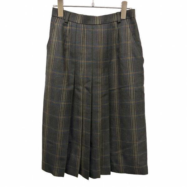 DAKS（ダックス） 微起毛 スカート チェック ウール100%(裏地
