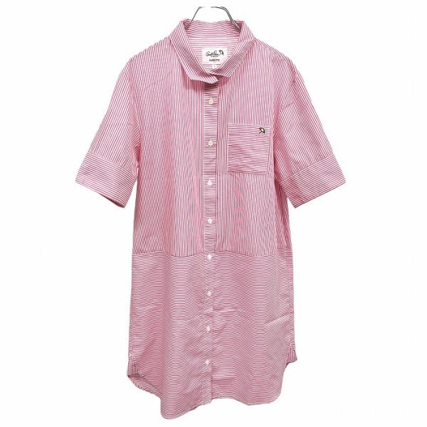 Arnold Palmer アーノルドパーマー シャツワンピース ストライプ