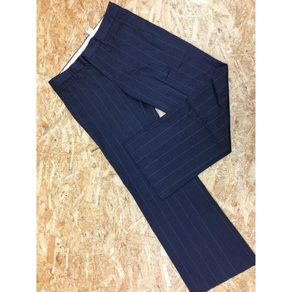 Zara ザラ パンツ スラックス ボトムス ズボン センタープレス ネイビー 選択