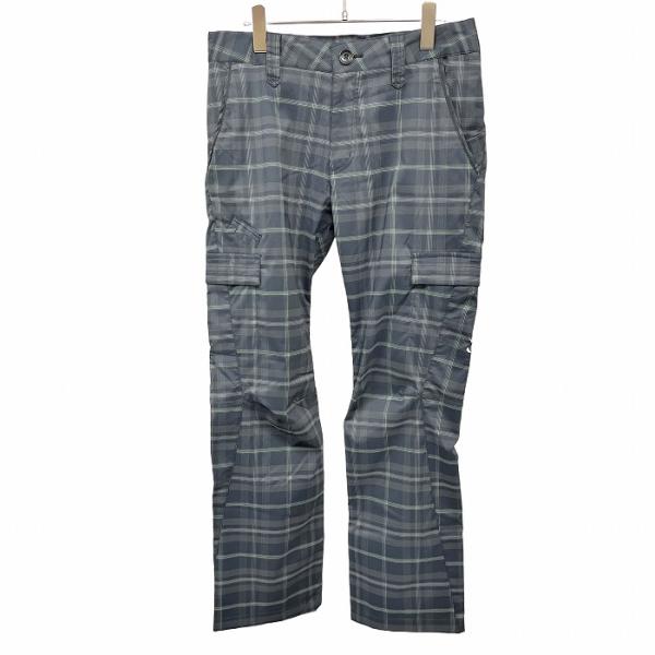 kissmark（キスマーク） 薄手 ゴルフ カーゴパンツ チェック スカル