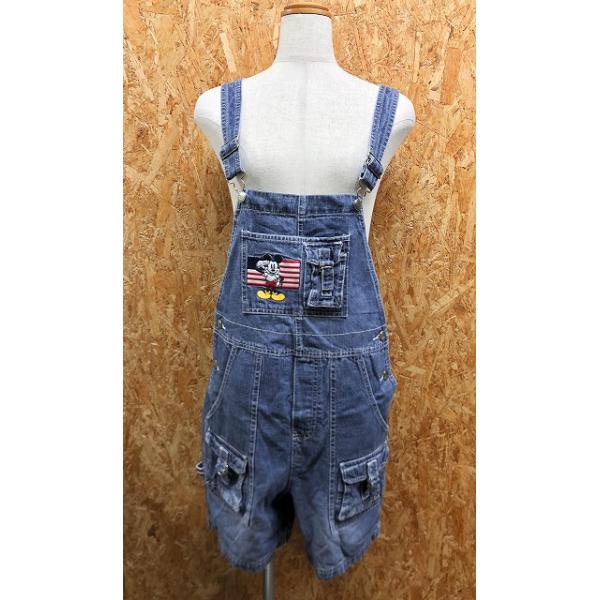 ミッキーマウス　オーバーオールSサイズ Desigual（デシグアル）の「ミッキーマウス デニムサロペット