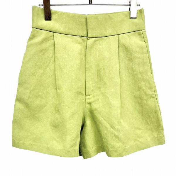 ZARA ザラ キュロットパンツ ボトムス 1タック 無地 ジップ