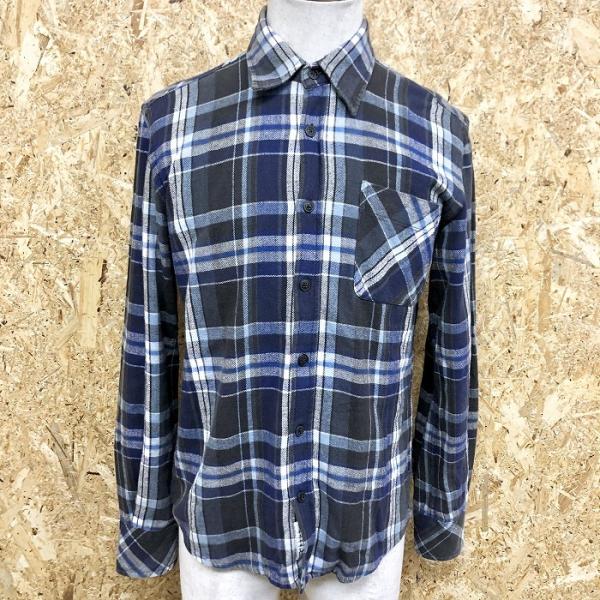 BEAMS（ビームス） 起毛シャツ ソフトネル チェック柄 胸ポケット付き
