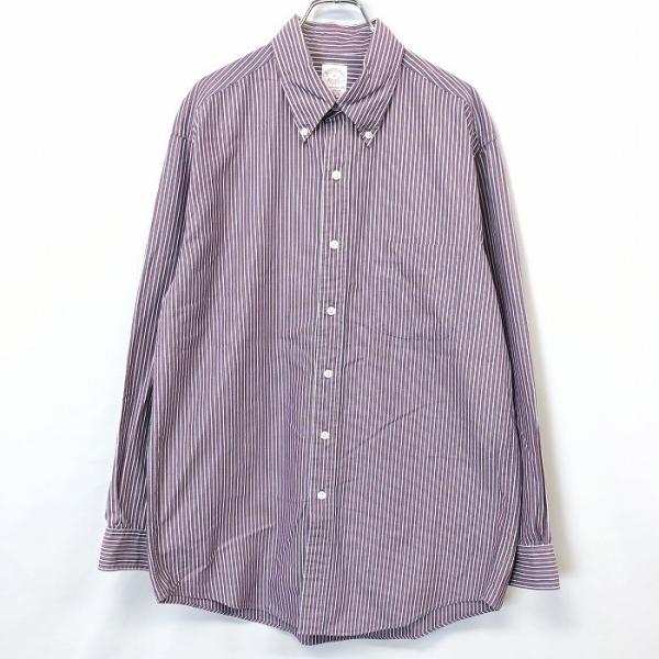 Ｍ日本製 BrooksBrothers ボタンダウンシャツ BROOKS BROTHERS ブルックスブラザーズ M メンズ シャツ