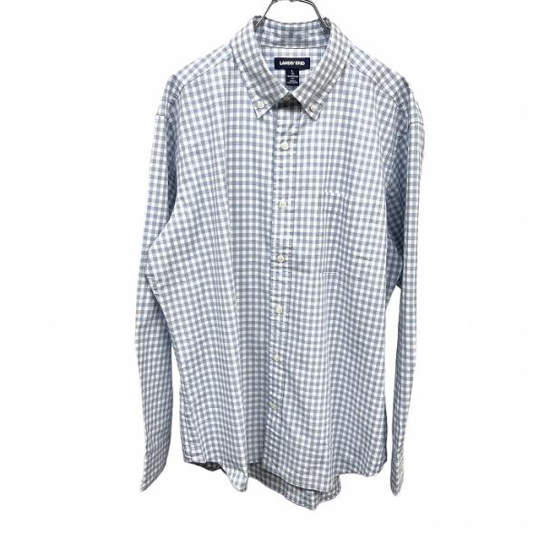 ランズエンド（LANDS' END） LANDS END シャツ チェック ボタンダウン