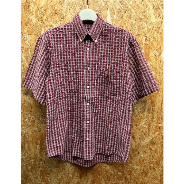 美品 supreme 半袖シャツ ボタンダウン チェック柄 M ネイビー TOMMY HILFIGER 長袖 シャツ 大きいサイズ メンズ チェック柄