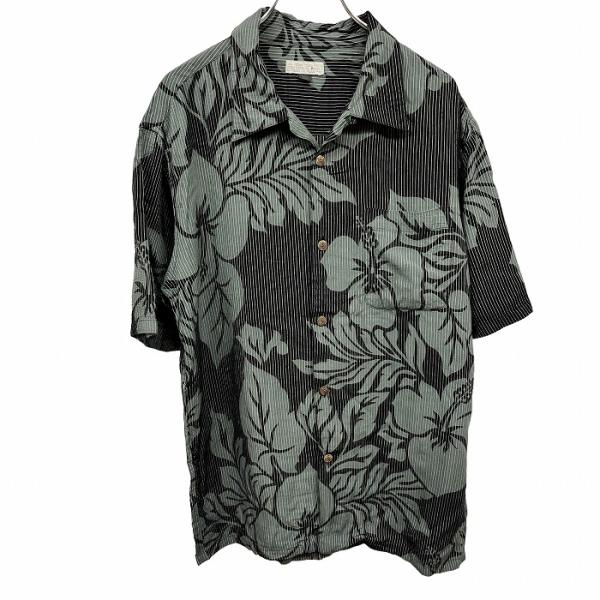 【PAZZO】パッゾ アロハシャツ バックパネル レーヨン オープンカラーシャツ PAZZO パッゾ Pazzo アロハシャツ 花柄 フラワー ストライプ