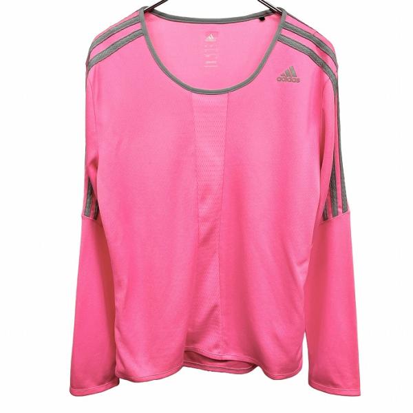 adidas◆スリム Tシャツ ＆ ショート Set ピンク 送料関税込 adidas アディダス Tシャツ スポーツ 一部メッシュ系の生地