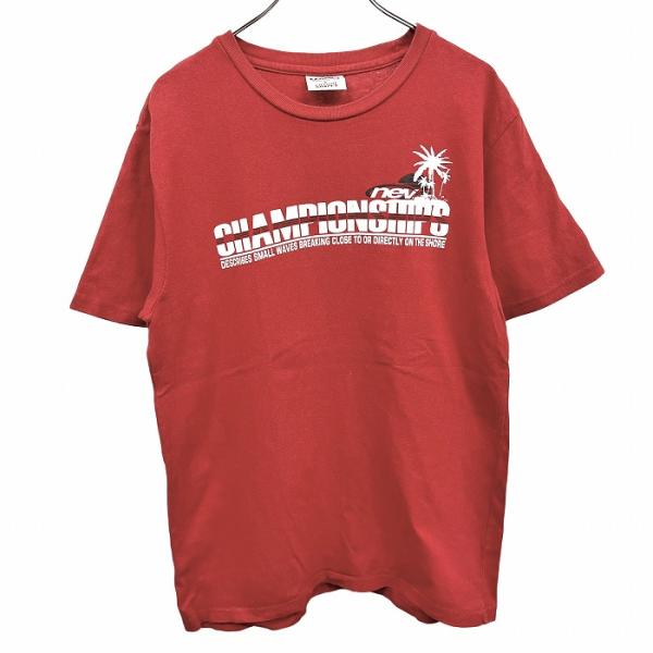 Guess(ゲス)ヤシの木プリント 半袖Tシャツ GUESS - 【中古】 ゲス GUESS Tシャツ 半袖 クルーネック
