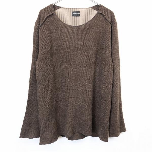 Boycott ボイコット サイズ2 メンズ メランジカットソー セーター Oネック Uネック 長袖 ブラウン 茶色 Wl Undo Rowa ヤフー店 通販 Yahoo ショッピング
