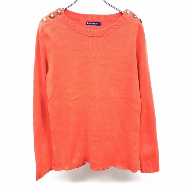 PETIT BATEAU プチバトー M レディース リブニット セーター 肩 PETIT BATEAU プチバトー M レディース リブニット セーター 肩