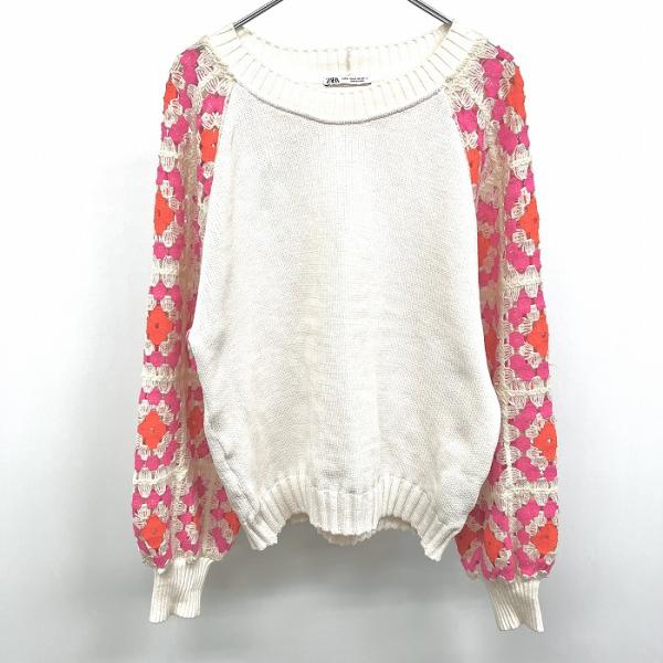 MARK & LONA マルチカラーニットセーター ピンク MARK & LONA マルチカラーニットセーター ピンク MARK & LONA