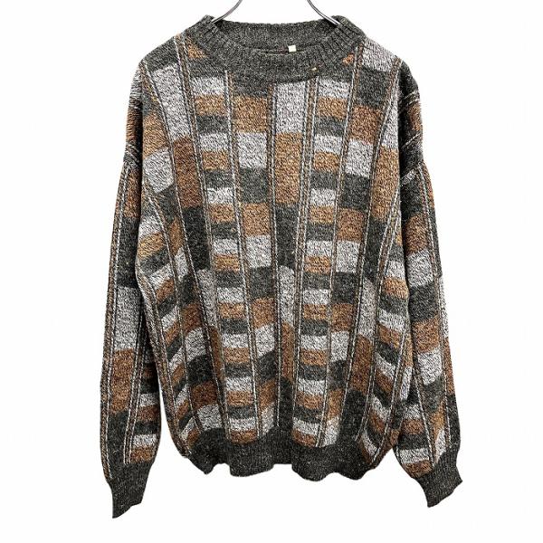80's Woolrich ノルディック柄 ウールニットmtp07012201751135