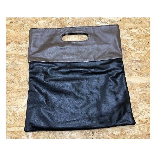 RAGEBLUE（レイジブルー） クラッチバッグ 内側にレオパード柄 ヒョウ