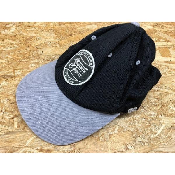 waveofsand capダークグレー刺繍キャップ Fサイズ Wave of Sand／ウェーブ オブ サンド】CAP PIGMENT DYED TWILL