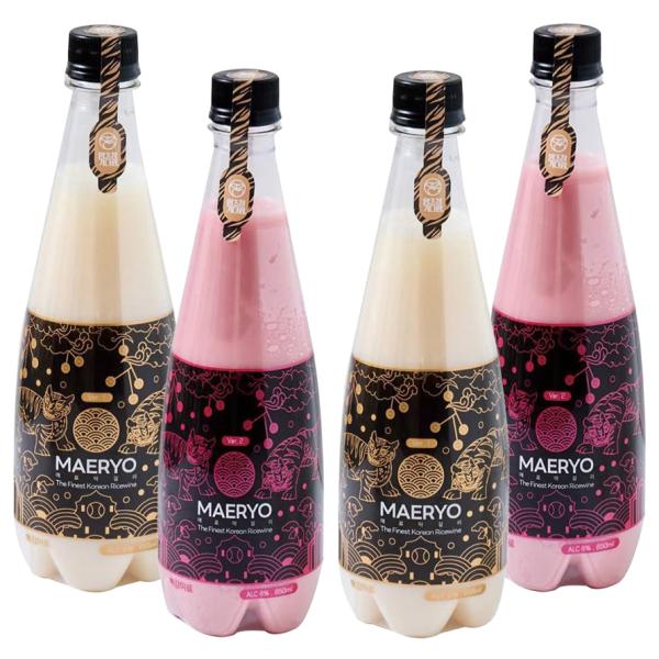 韓国釜山の醸造場で独自工法により造られた生マッコリ。 米・麹・水しか使わない完全無添加で造られた三醸酒（三回発酵させる醸造法）に乳酸菌を足し、もう一度醗酵させる新しい工法で腸内環境を整えます。 健康的で甘みと酸味の完璧な均衡を保ったプレミア...