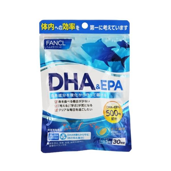 fancl ファンケル DHA&EPA（30日分）【機能性表示食品】青魚の栄養を手軽に補給！毎日5粒でOK オメガ3 サプリ DHA配合サプリメント 中高年 健康維持
