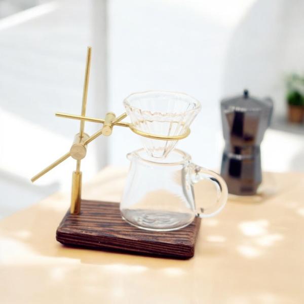 1セット3点）ミニチュアコーヒードリッパー コーヒー器具 1セット3点