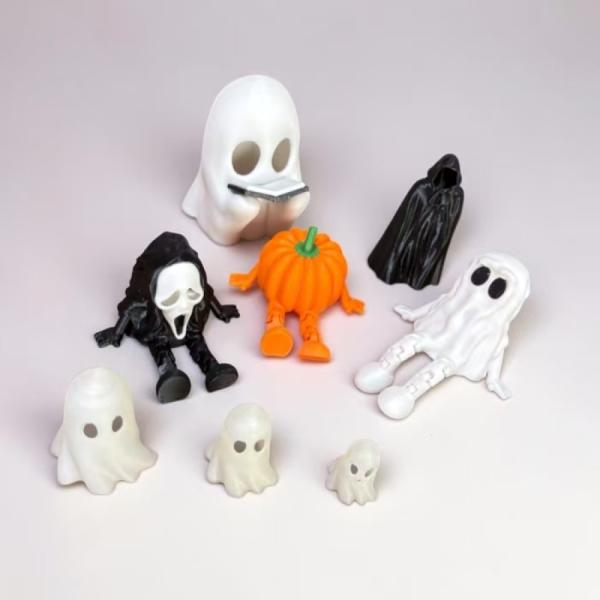 【1点販売】【8タイプから選択】ハロウィン ミニチュアオブジェ 1点 8タイプから選択