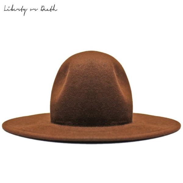 Liberty Or Death Death オア リバティ オア デス Uneek Classic Wool Felt Hat Chocolate ハット ワイドブリム フェルト ウール Unisex チョコレート Uneek Basemnt 店